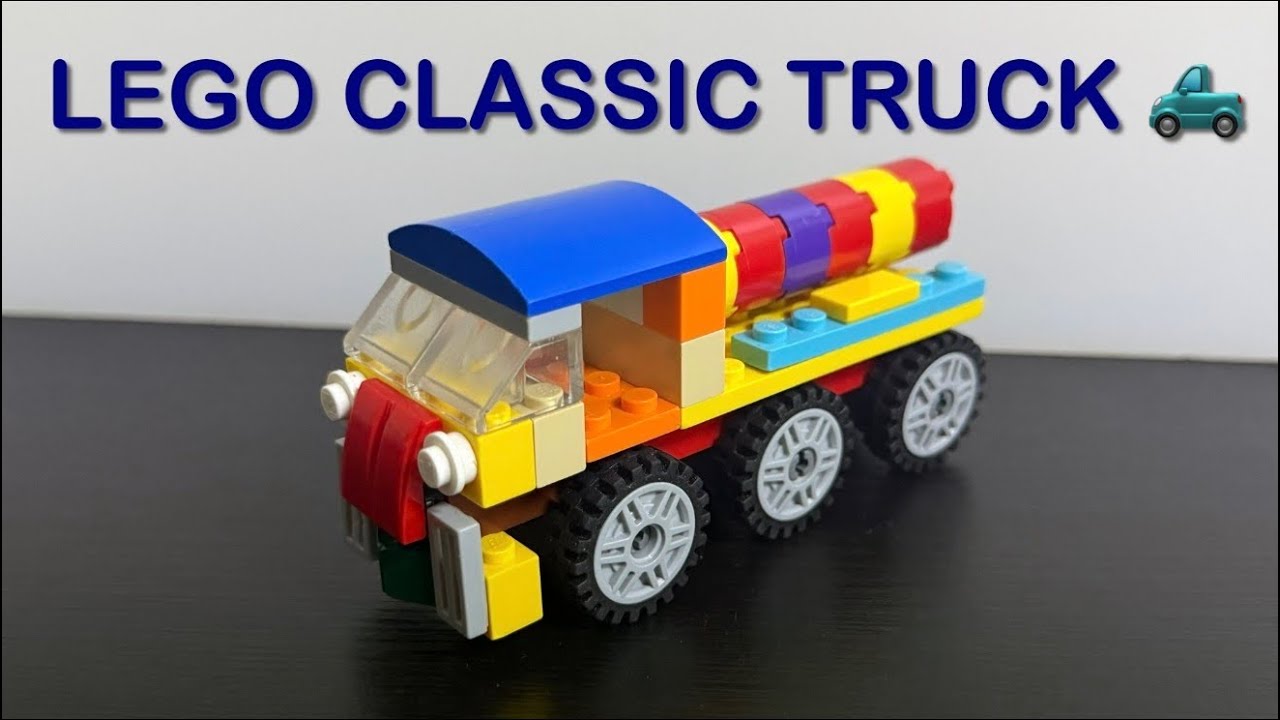 LEGO Classic 10696 Colorful Truck Build | Creative LEGO Vehicle