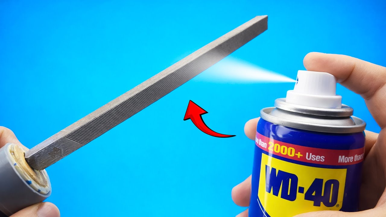 Amazing Method! How To Sharpen A Dull Rusty Metal File To Razor Sharp!