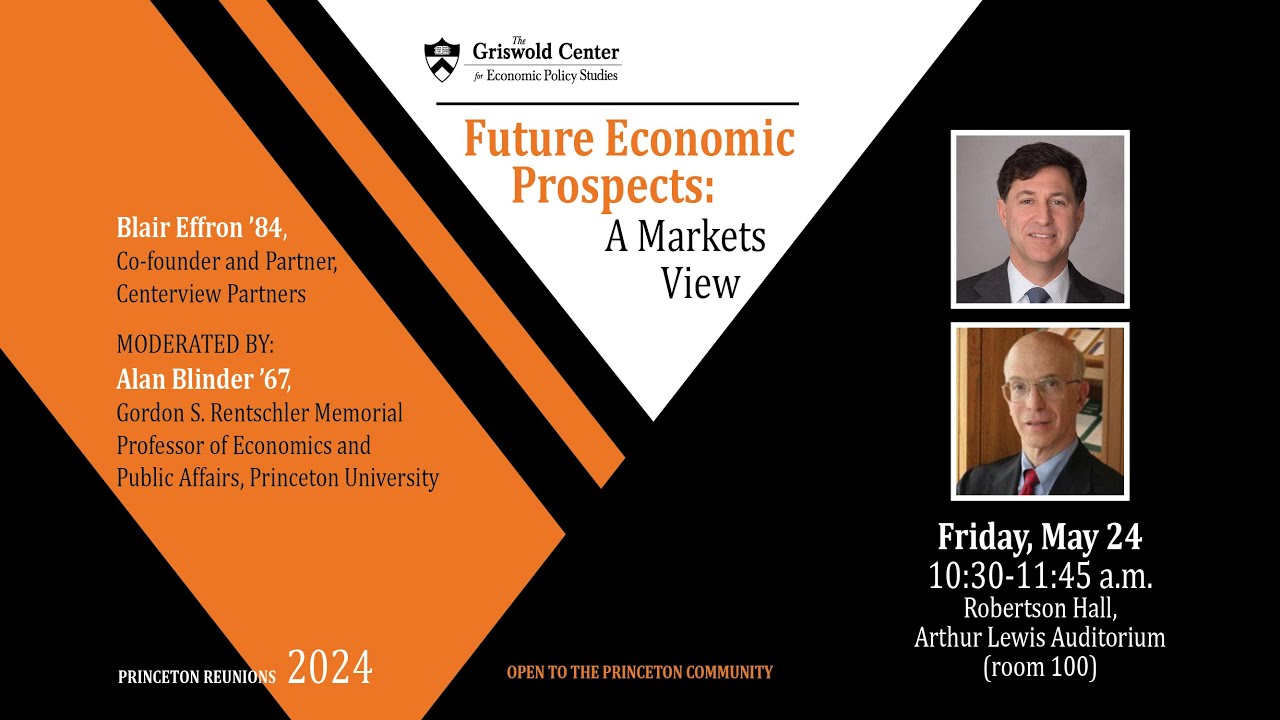2024 GCEPS Reunions Talk - Future Economic Prospects: A Markets View