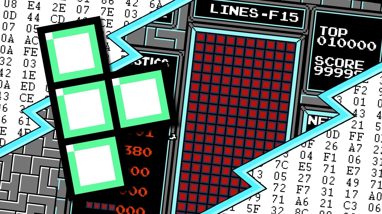 Игра с NES Tetris