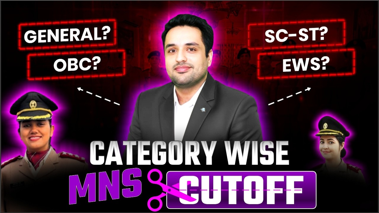 MNS Category Wise Cut-off Marks | What is the Safe Score for MNS 2026 for General, OBC, EWS, SC/ST