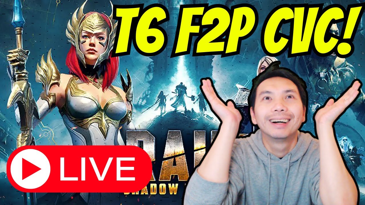 F2P END GAME CVC! HANGING OUT HELPING WITH QUESTIONS! | RAID:SHADOW LEGENDS