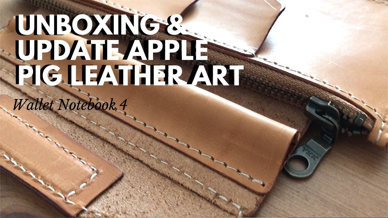 Unboxing and Update Apple Pig Leather Wallet Notebook 4