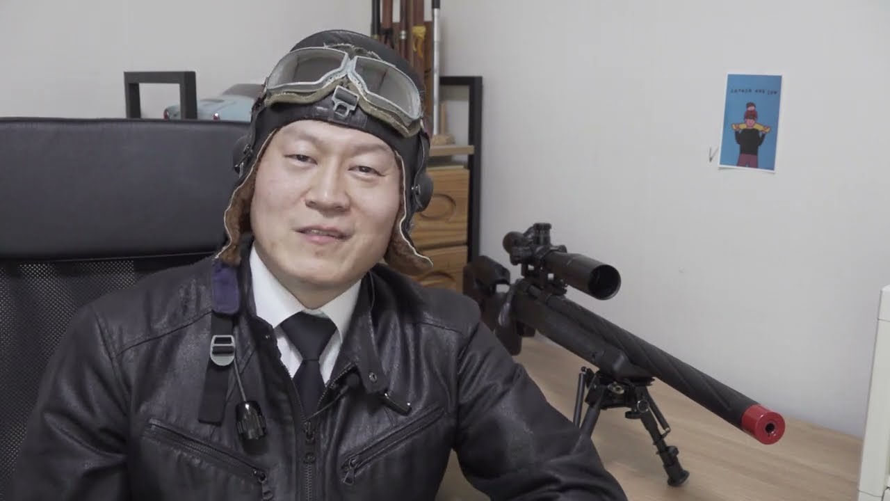 메이플리프 MLC-338/ BB탄 스나이퍼 라이플로 레고모자 맞추기/ 아빠와 아