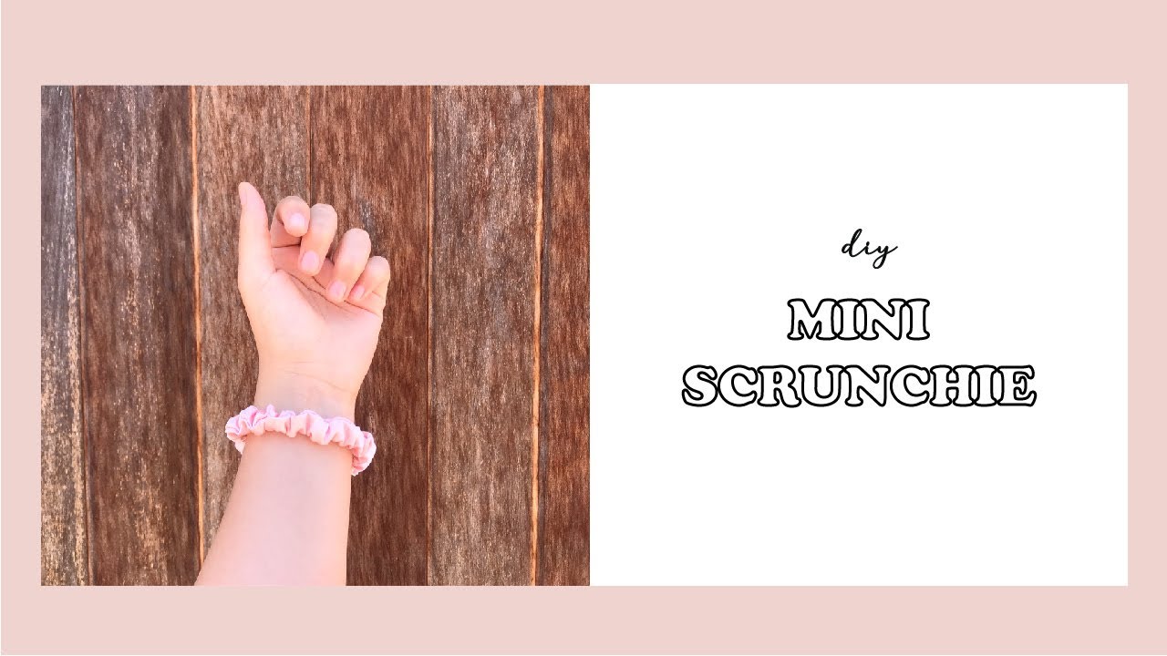 DIY MINI SCRUNCHIE | SÚPER FÁCIL