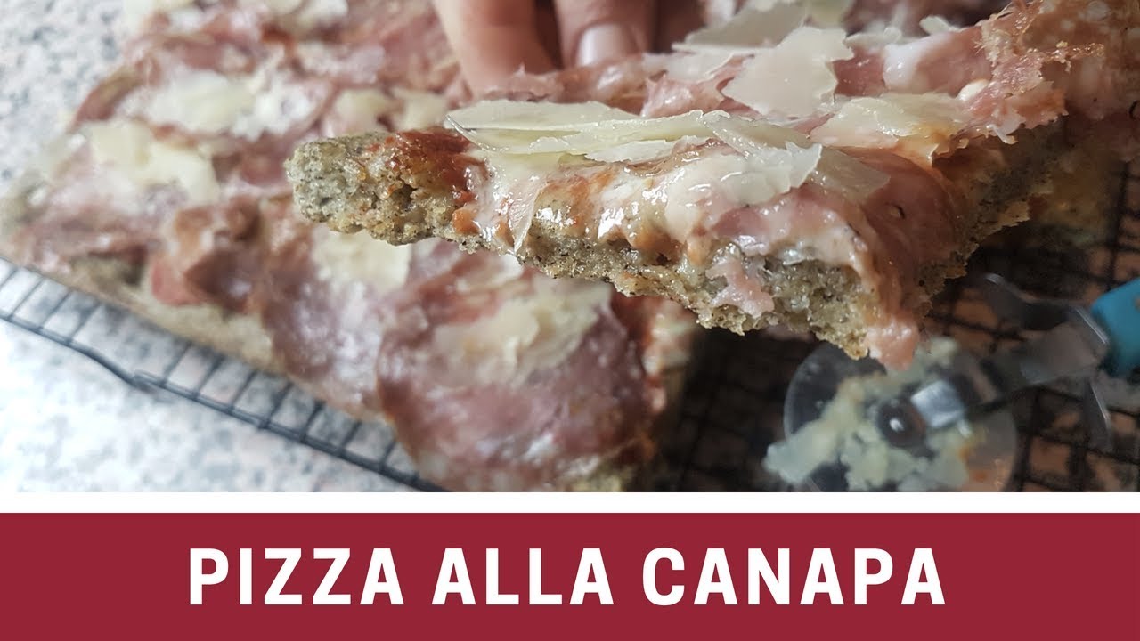 PIZZA SENZA BISOGNO DI IMPASTARE ALLA CANAPA