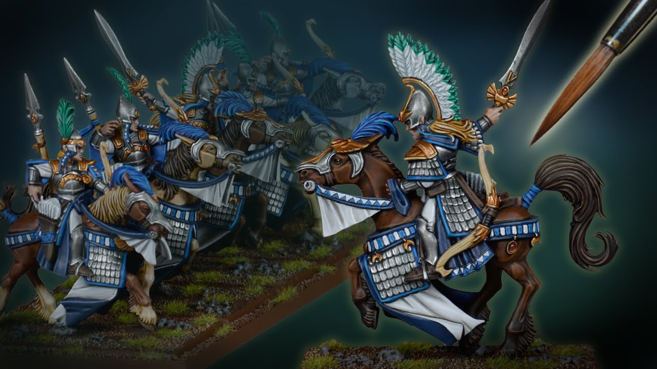 How to Paint High Elves - Ellyrian Reavers | Contrast Painting Tutorial | Warhammer The Old World