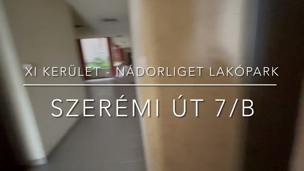 XI. Kerület - Nádorliget lakópark eladó