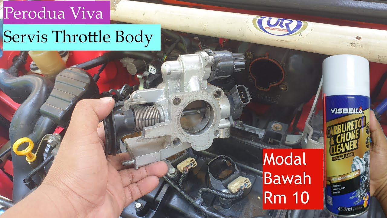 Perodua Viva | Cuci Throttle Body