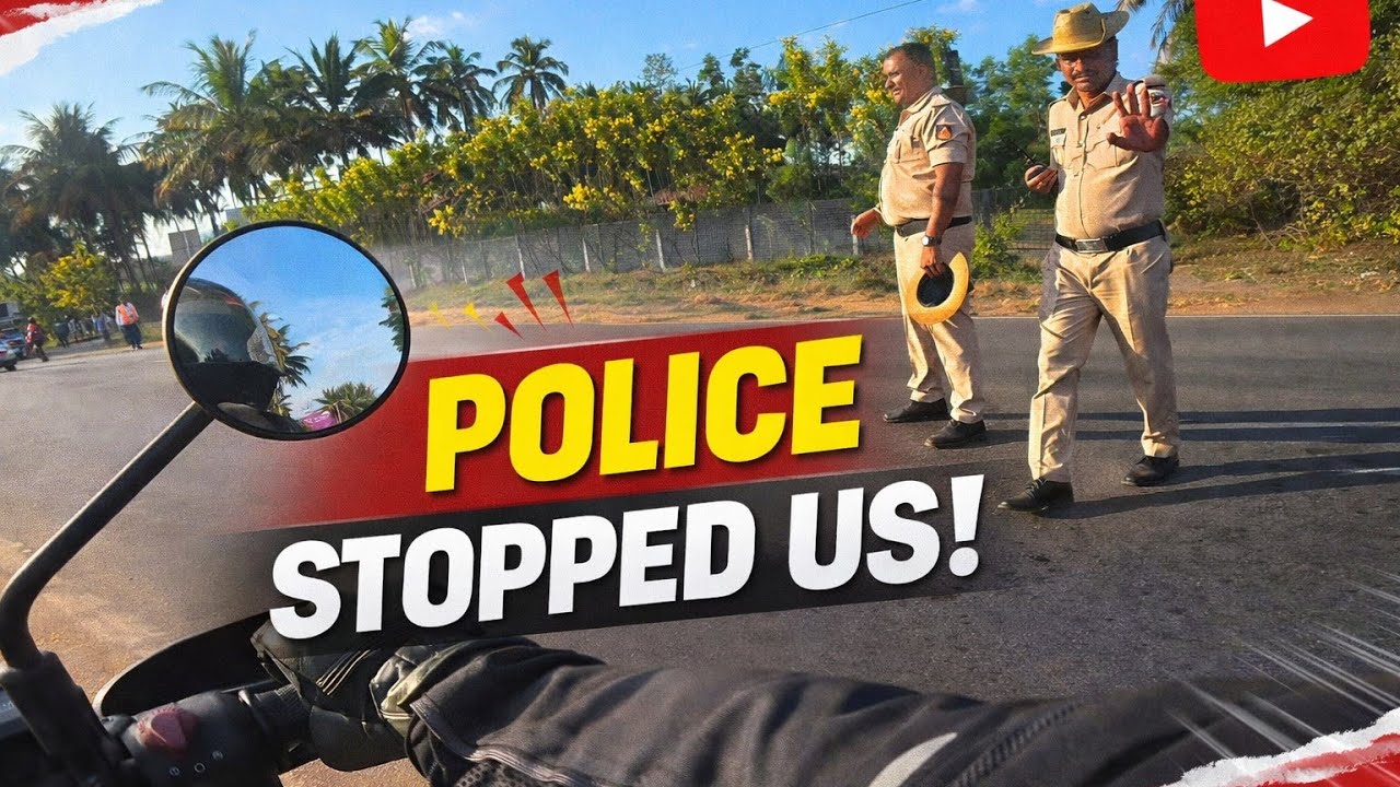 POLICE STOPPED US & ANIMAL SIGHTING! 🚨 Ooty to Mangalore Moto Vlog (Kumily Gavi Series Finale)