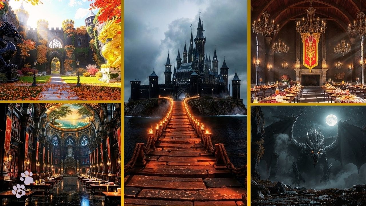Bloodwing Academy World Tour 🩸 Dragons, Vampires & Dark Academia | Inspired Fantasy Ambience