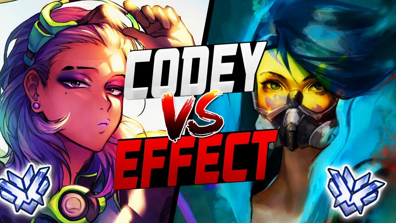 CODEY BEST SOMBRA VS EFFECT BEST TRACER! WHO WILL WIN? [ OVERWATCH SEASON 7 TOP 500 ]