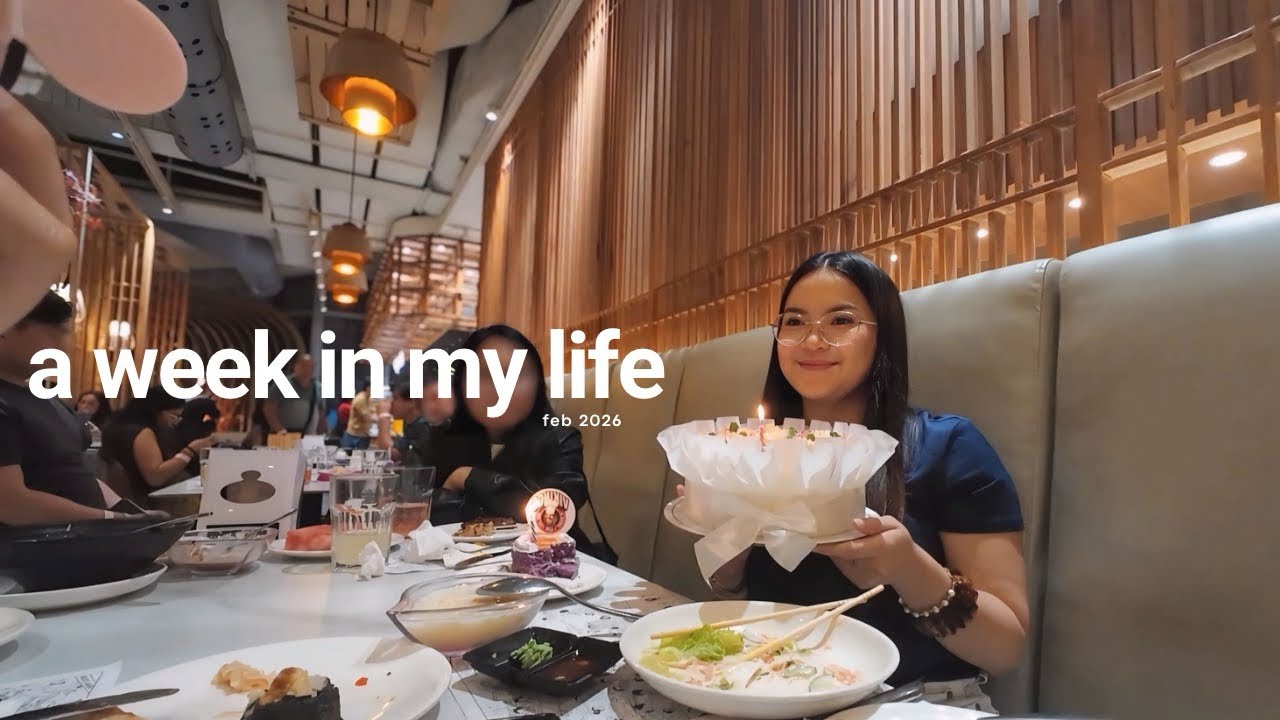 a week in my life 🤍 (birth month & univ vlog) 𐙚🧸ྀི