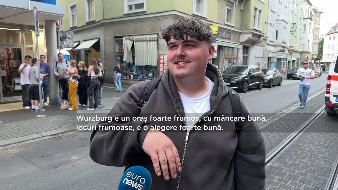 Până și nemții susțin Naționala României. Locuitorii din Würzburg, impresionați de jocul românilor