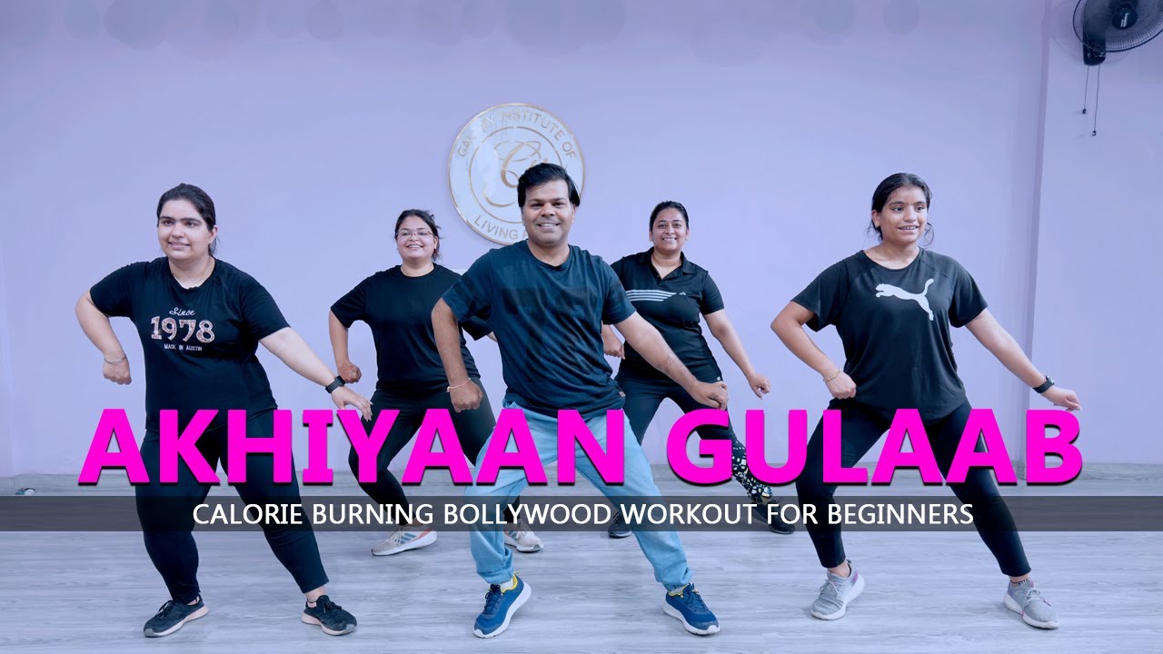Akhiyaan Gulaab - Dance Fitness | Calorie Burning Bollywood Workout for Beginners- Easy Steps | 2024