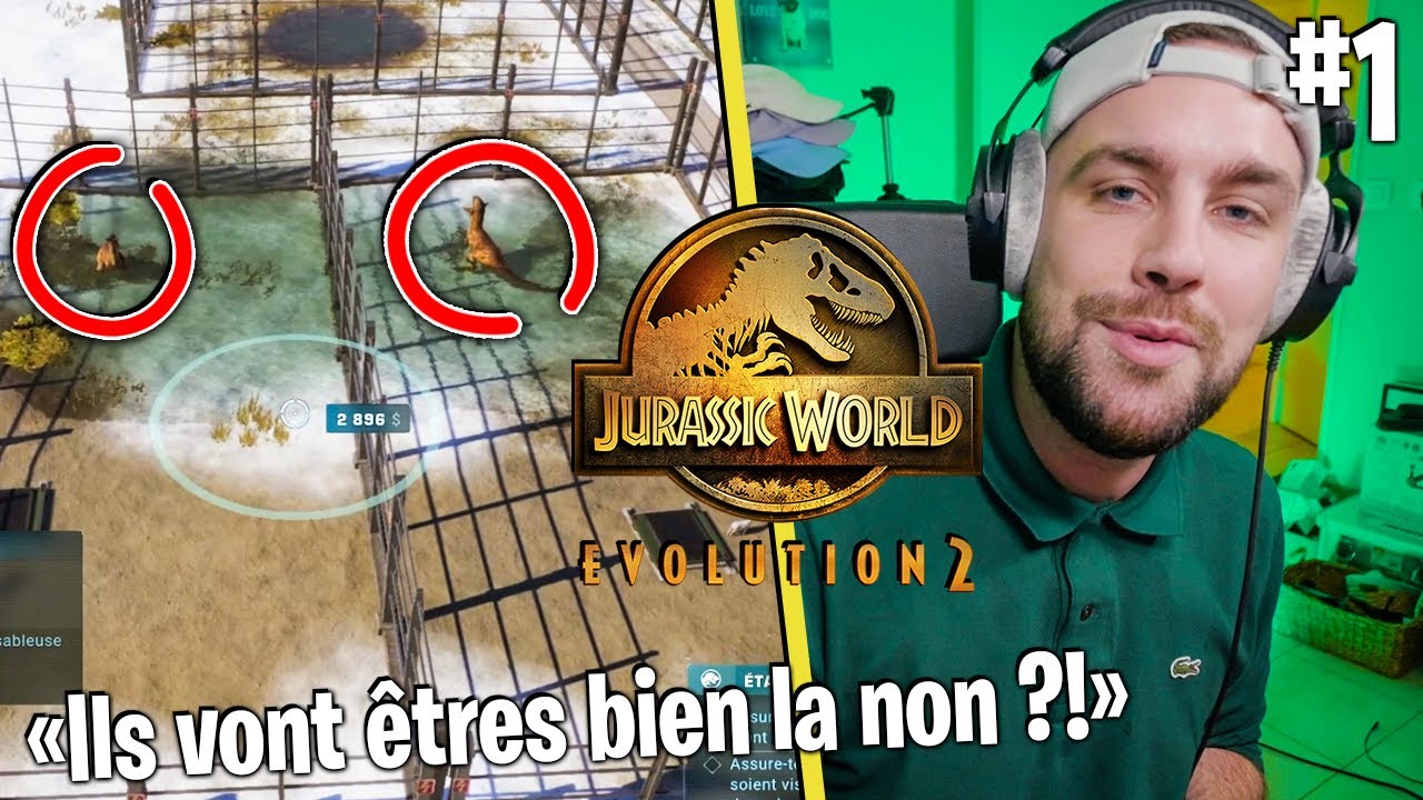 Je capture mon premier dinosaure pour commencer mon parc... - Jurassic World Evolution 2 #1