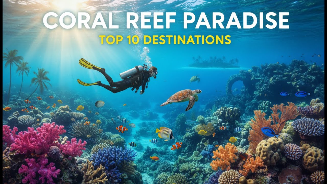 Coral Reef Paradise Revealed | Top 10 Underwater Destinations Worth Visiting
