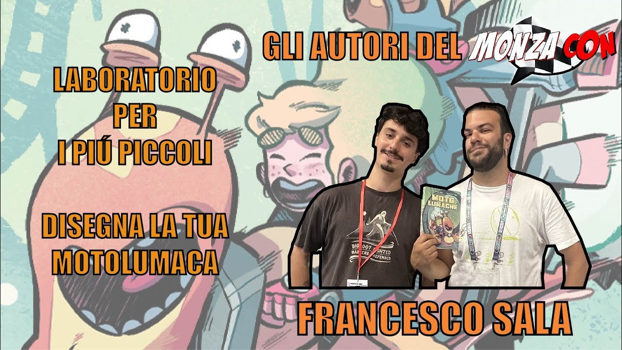 DISEGNA LA TUA MOTOLUMACA  con FRANCESCO SALA @MonzaCon 2025 #francescosala #motolumache #monzacon