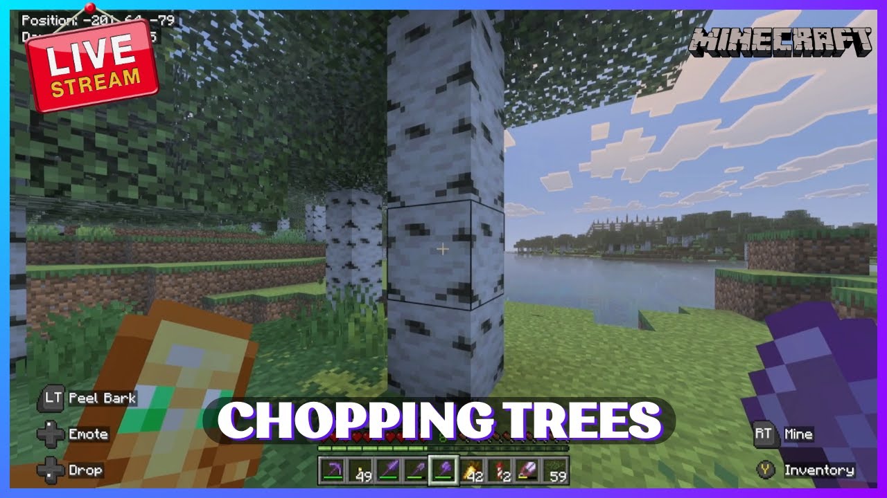 Minecraft Livestream: Need Wood For My Stables