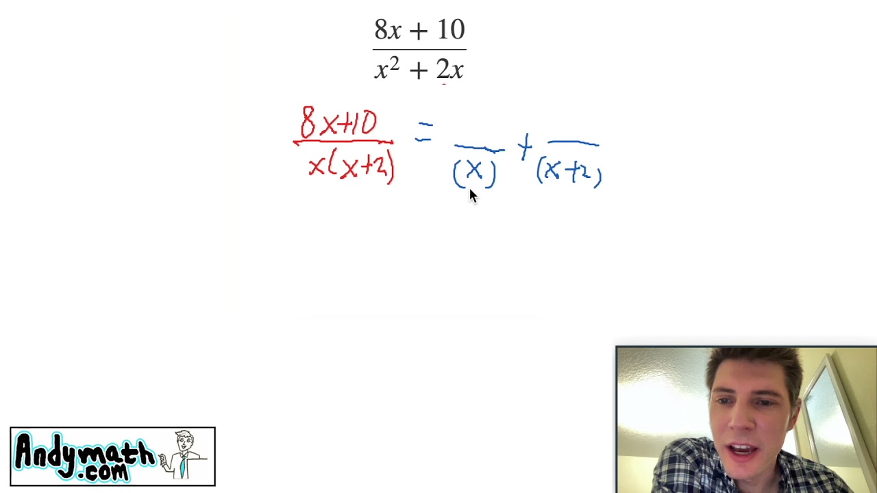 Partial Fraction Decomposition Example Problem