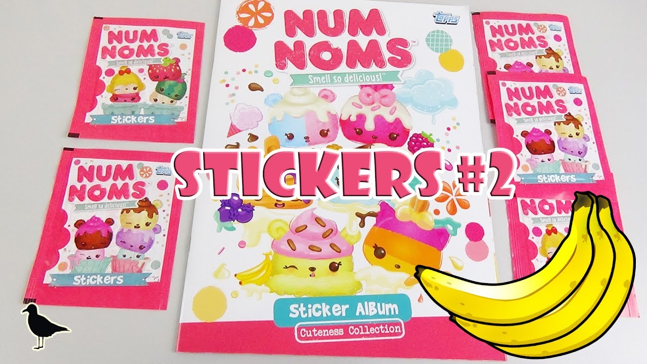Num Noms Stickers Pack Opening #2 SCENTED STICKERS! | Birdew Reviews