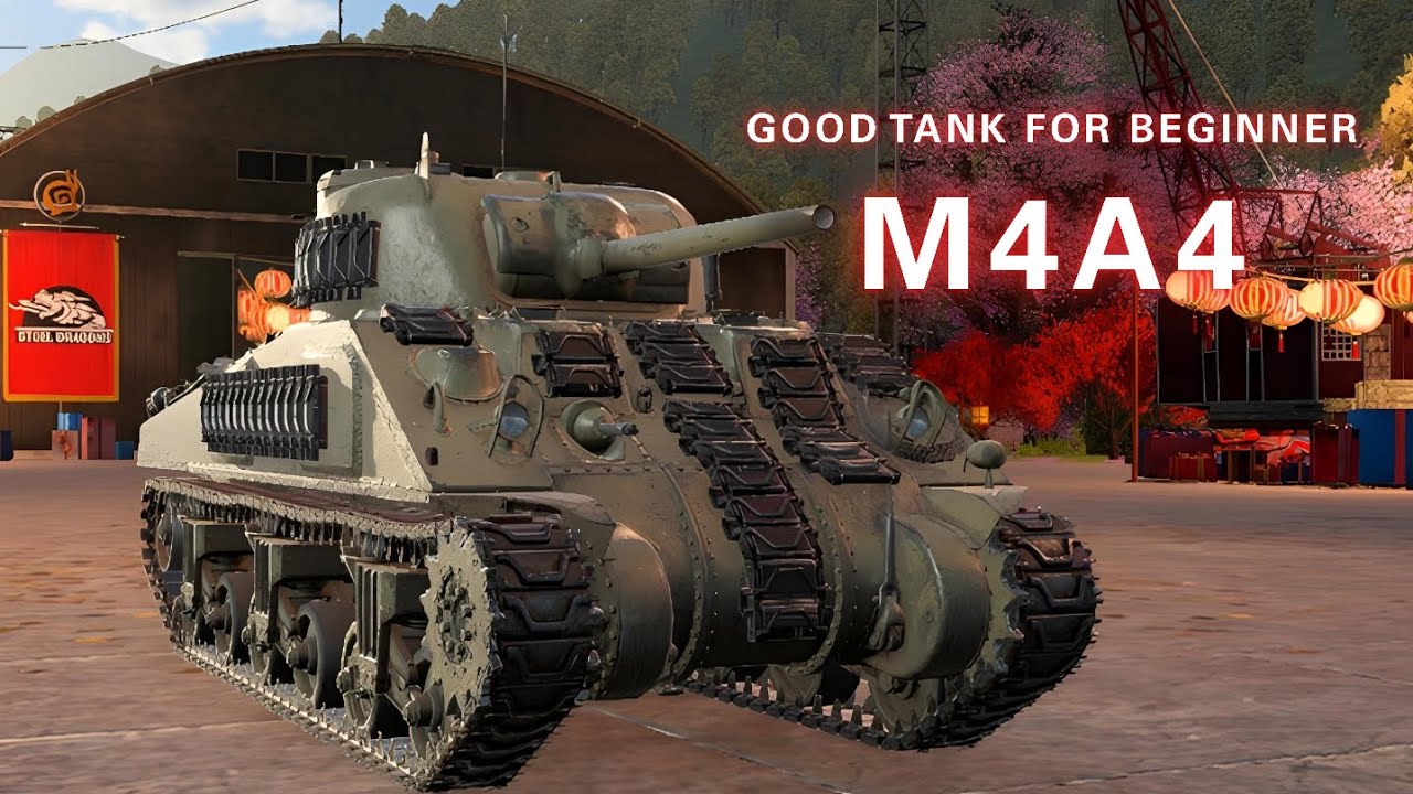 Good tank for beginner | M4A4 gameplay | War Thunder Mobile