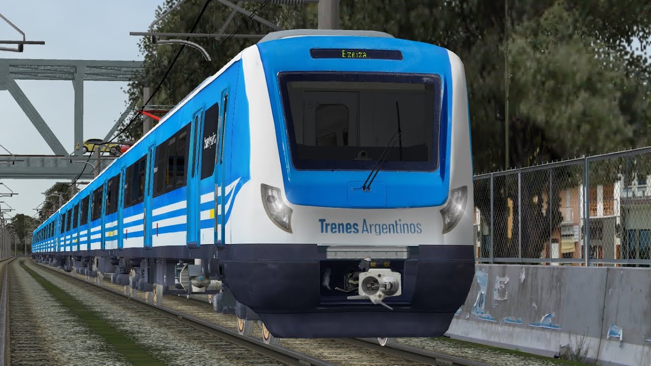 OPEN RAILS CSR ZHUZHOU  ezeiza-constitucion LINEA ROCA