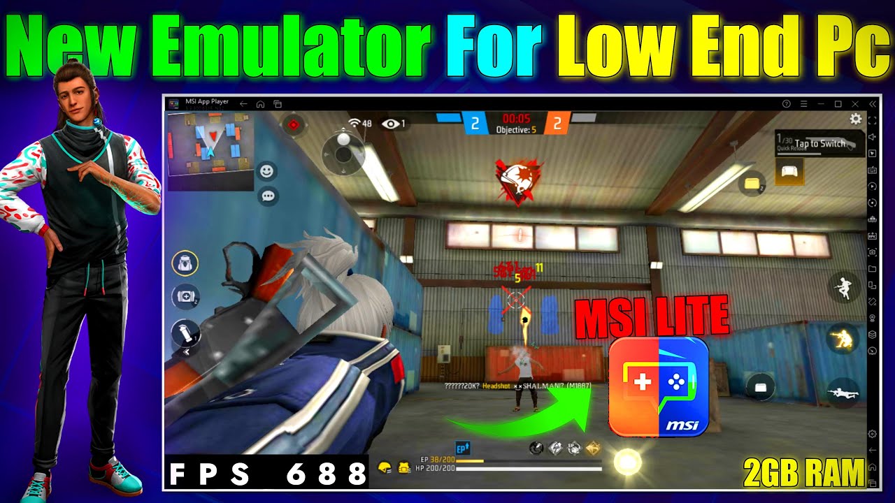 Msi Lite Emulator For Free Fire | Msi App Player Best Version For Low End Pc #GamingPowerZee