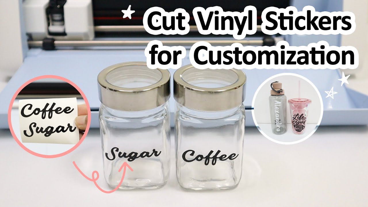 Cut Vinyl Stickers for Customization with Brother ScanNCut