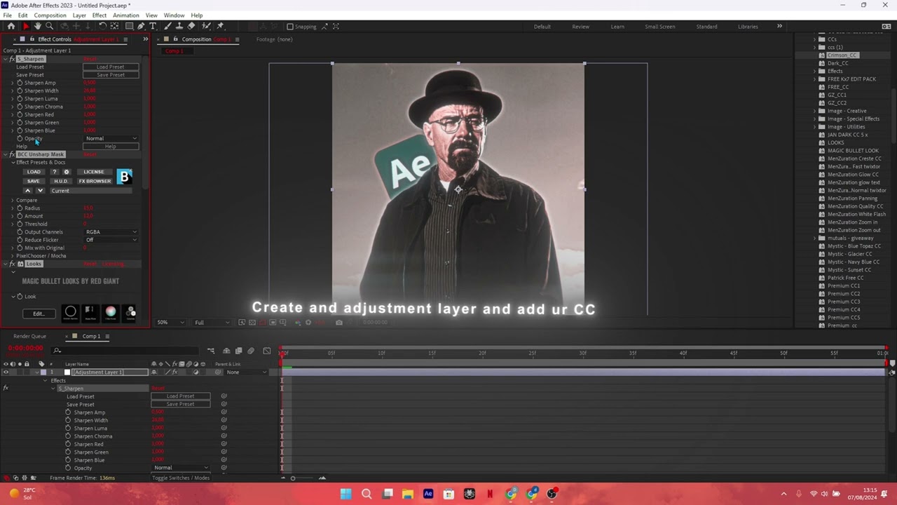 Smooth profile picture tutorial on after effects
