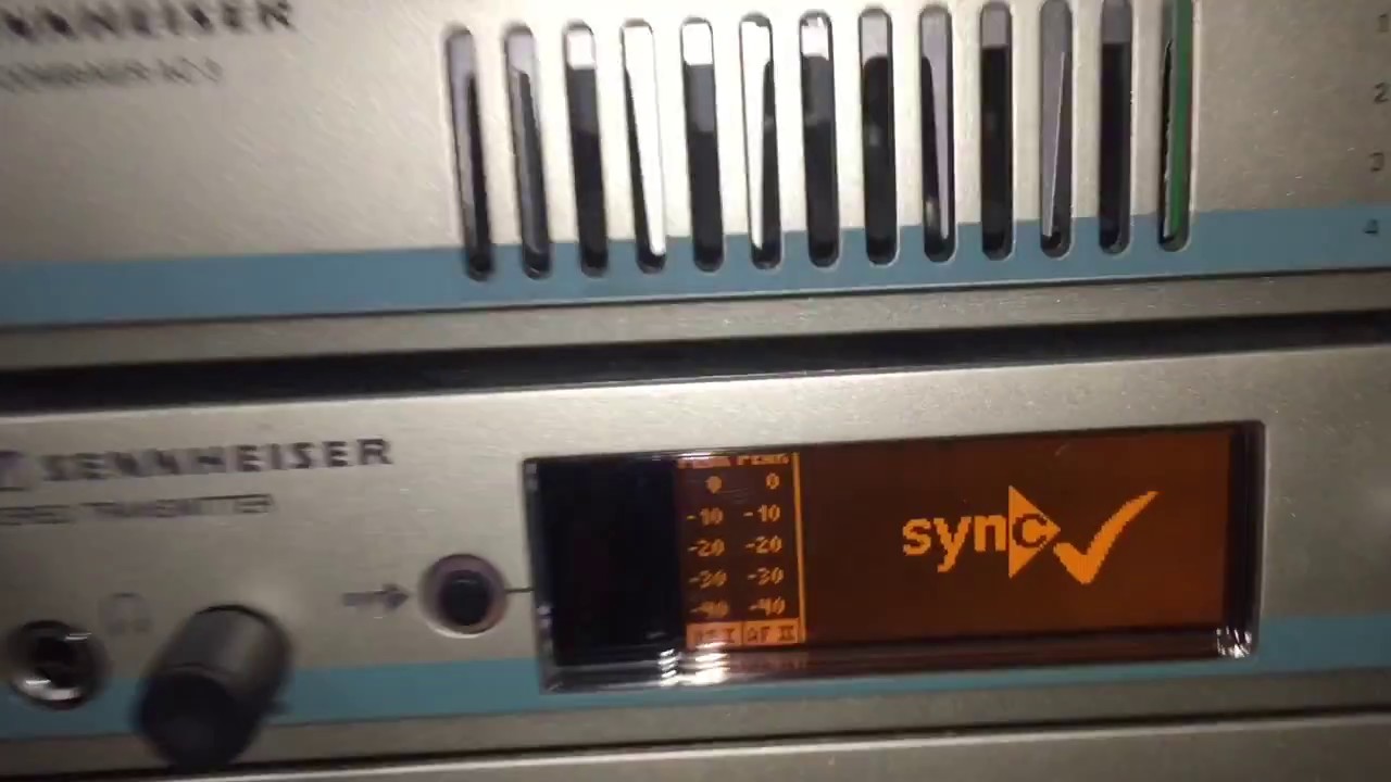 Fazendo Scan no inEar Sennheiser ew300 G3