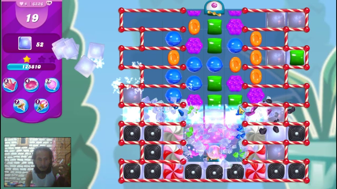 Candy Crush Saga Level 6226 - 2 Stars, 24 Moves Completed