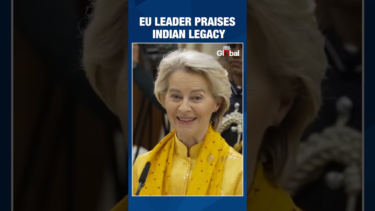 Ursula von der Leyen Praises India&rsquo;s Ancient Wisdom and Tagore&rsquo;s Lasting Influence