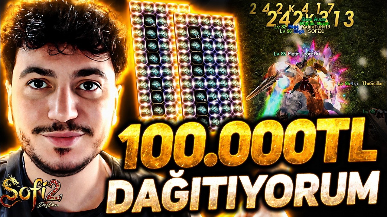 100.000 TL DAĞITIYORUM 💸​ (ger&ccedil;ek) 🔥​​| Metin2 Sofi2 Destan