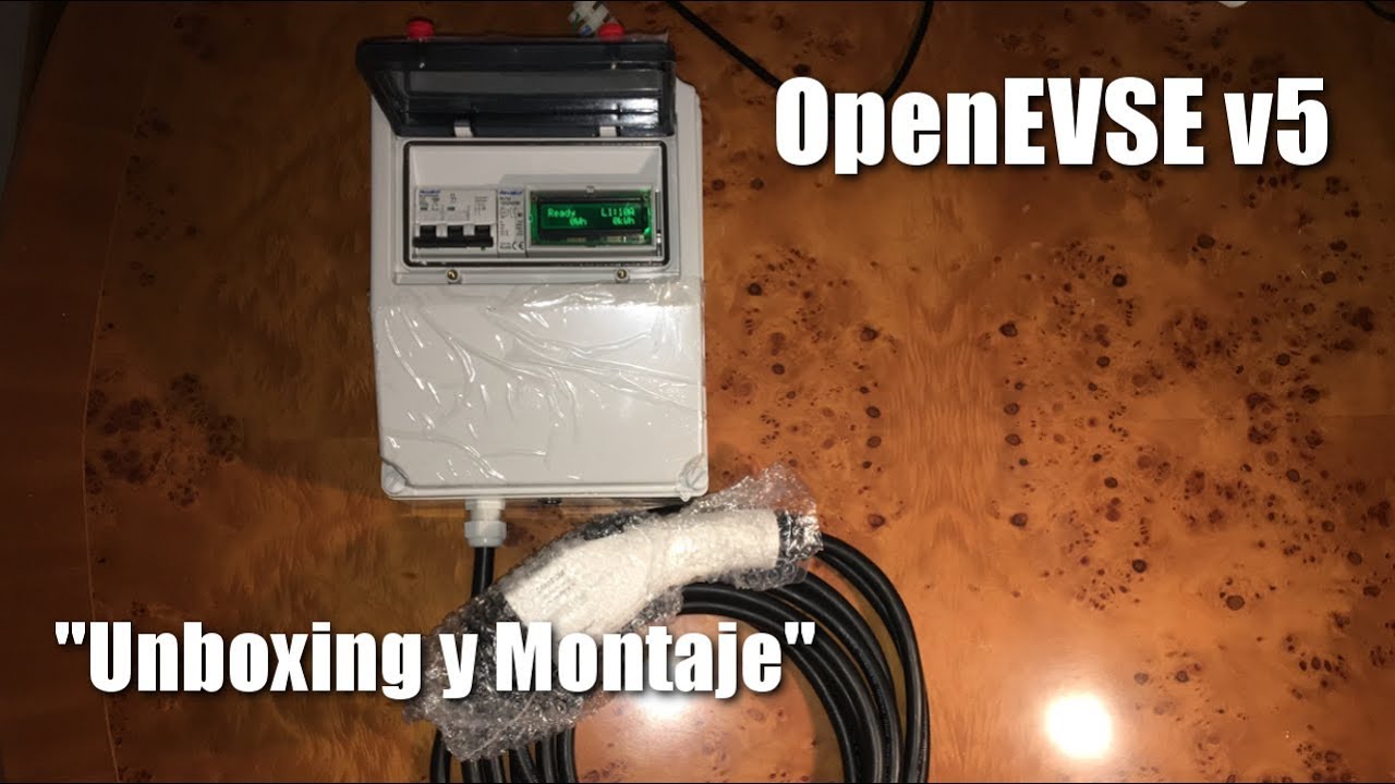 🔌 El mejor wallbox calidad/precio que te puedes construir 🚗🔋 (OpenEVSE v5) - Unboxing y montaje