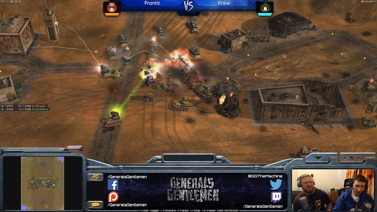 Zero Hour 1.06 - Frantic(China) vs Krew(GLA) - #1