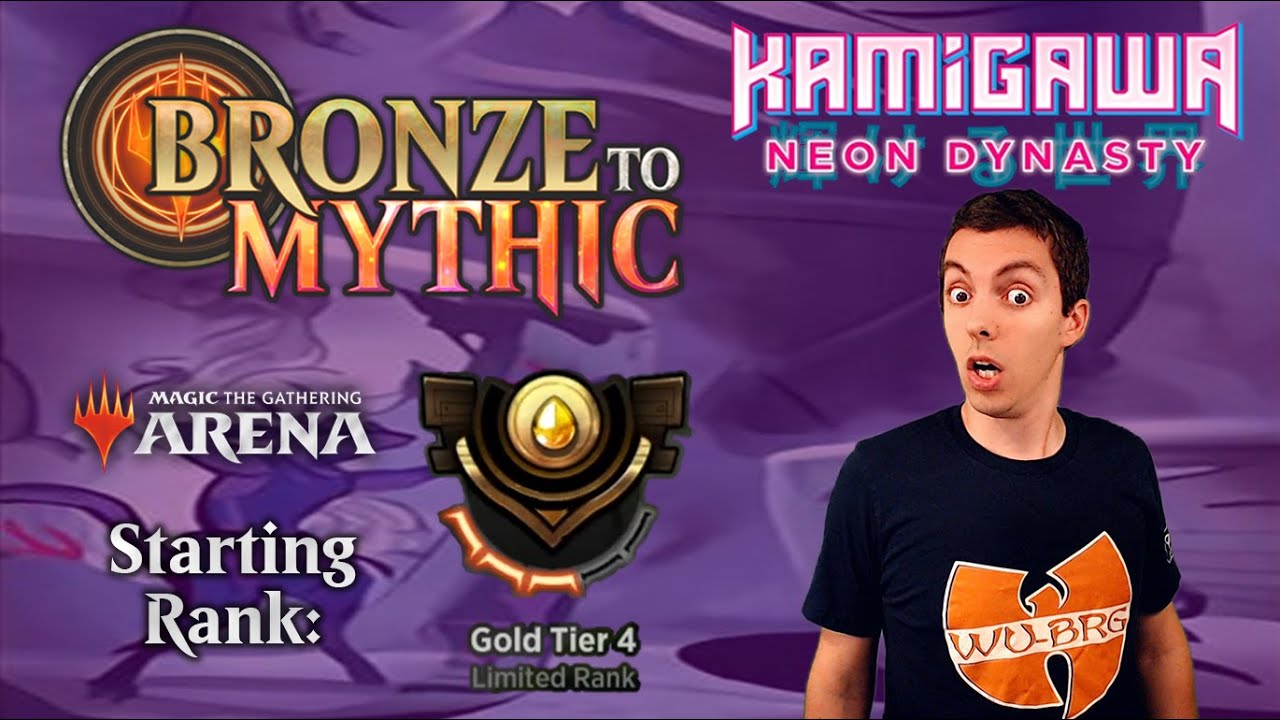 🥇 MTG Arena: Bronze To Mythic: Episode 6 - Starting Rank: Gold 4 (Kamigawa: Neon Dynasty Draft)