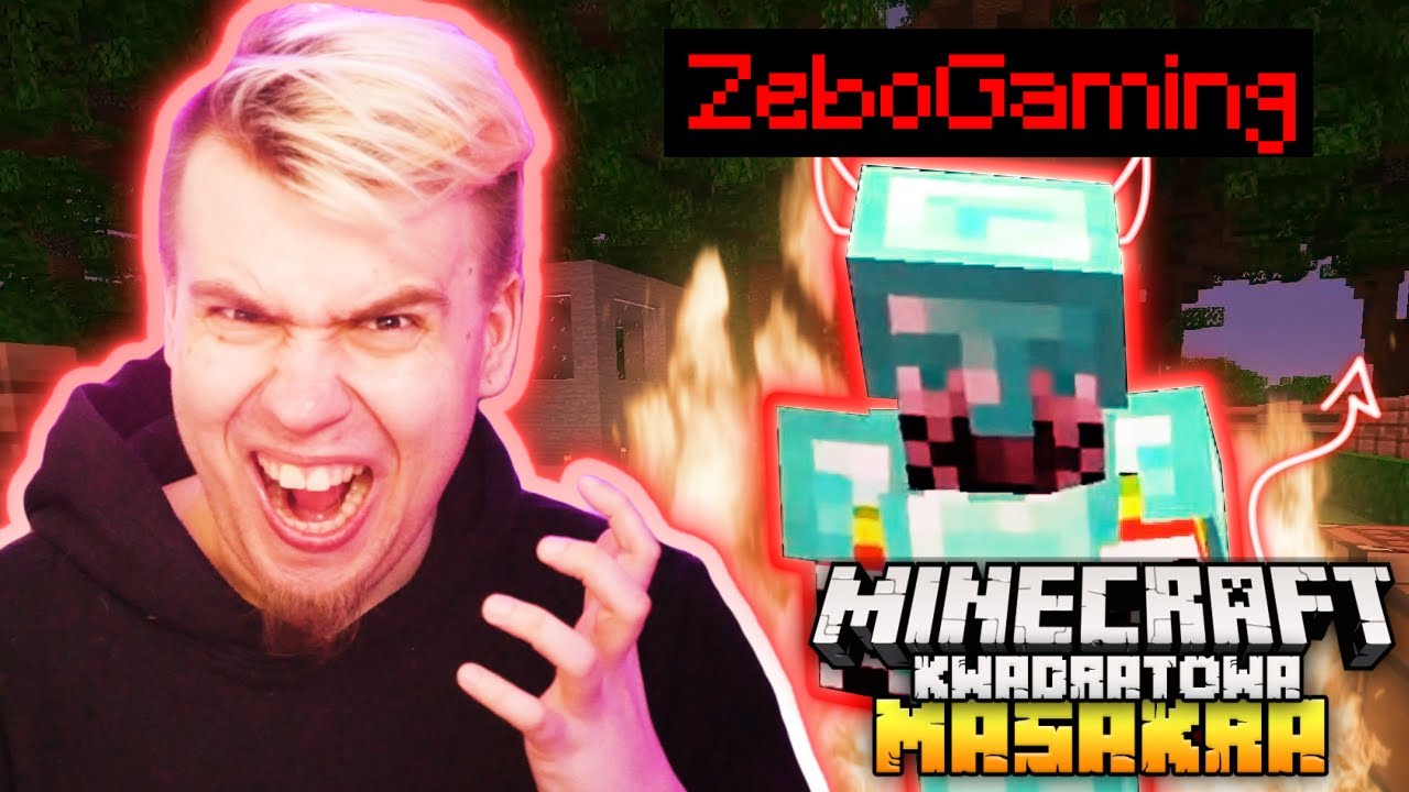 DLACZEGO KAŻDY NIENAWIDZI ZEBA... Minecraft Kwadratowa Masakra #5