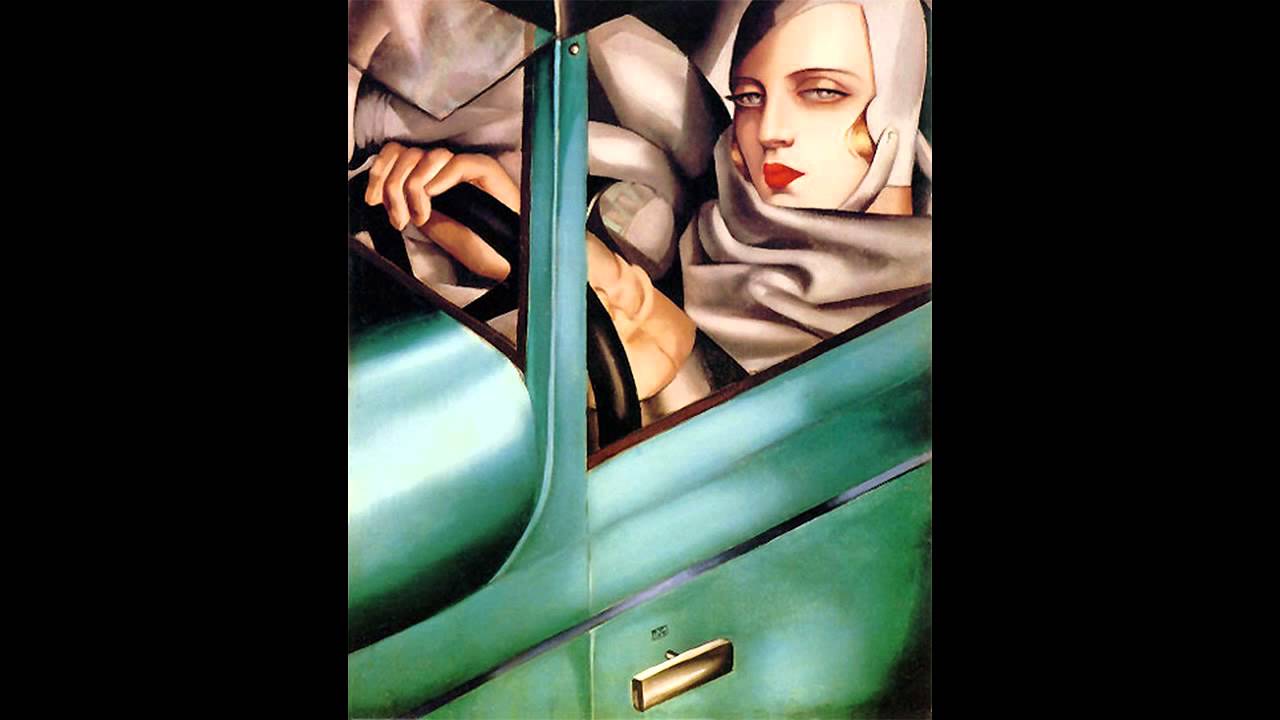Tamara de Lempicka - Autoritratto sulla Bugatti verde (spiegato ai truzzi)