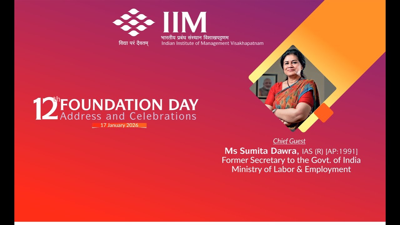 12th Foundation Day Celebrations at IIM Visakhapatnam