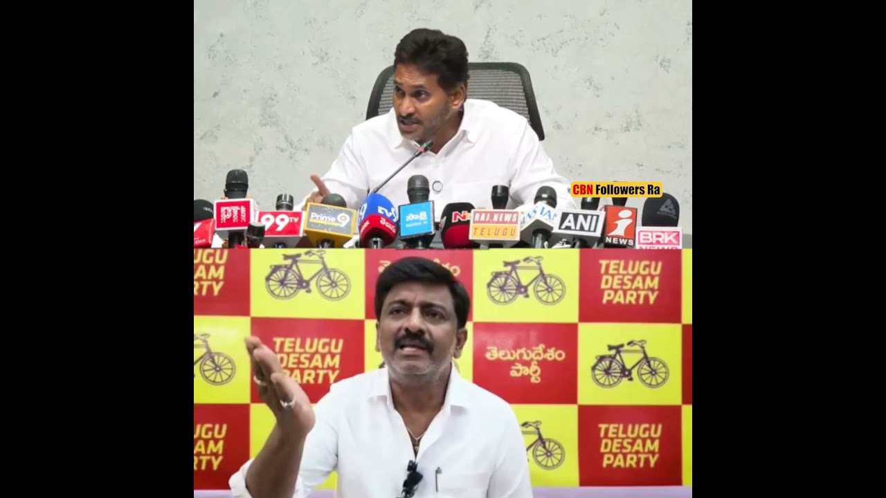 B.Tech Ravi's Strong Counter to YS Jagan.. | #btechravi #ysjagan #andhrapradesh #chandrababunaidu