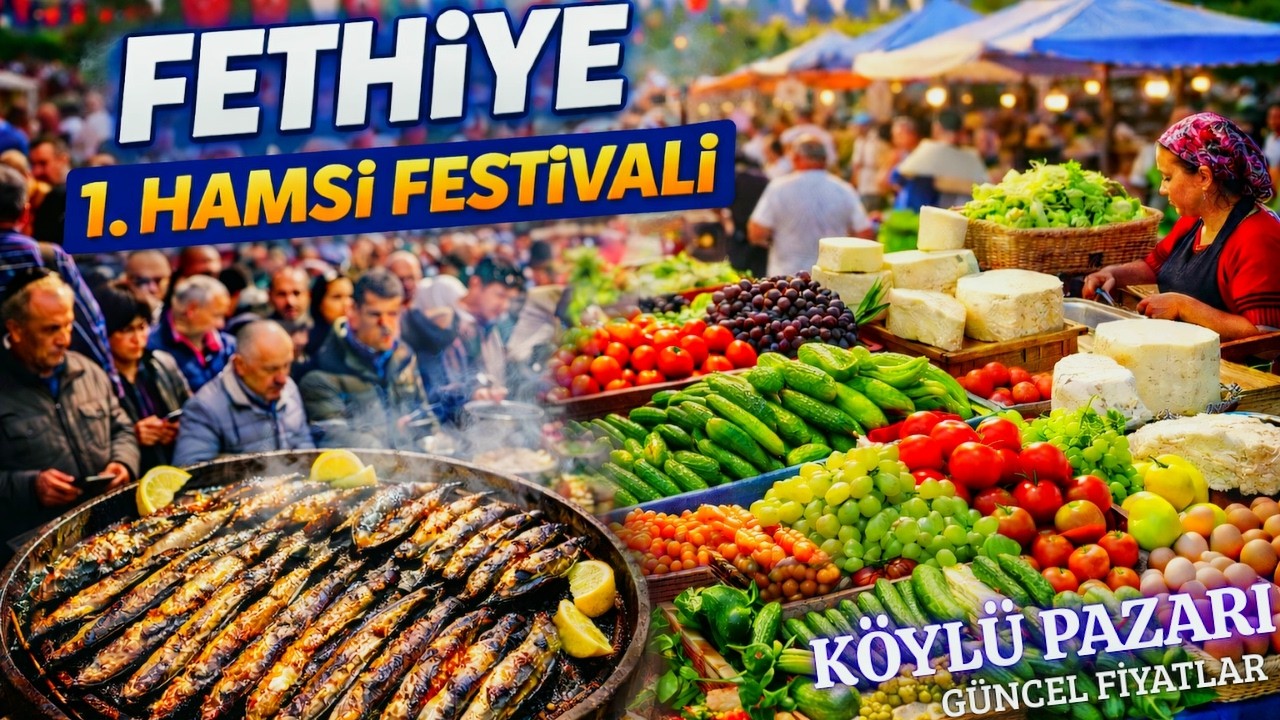 Fethiye’de Karadeniz Rüzgârı! 1. Hamsi Festivali & Halk Pazarı