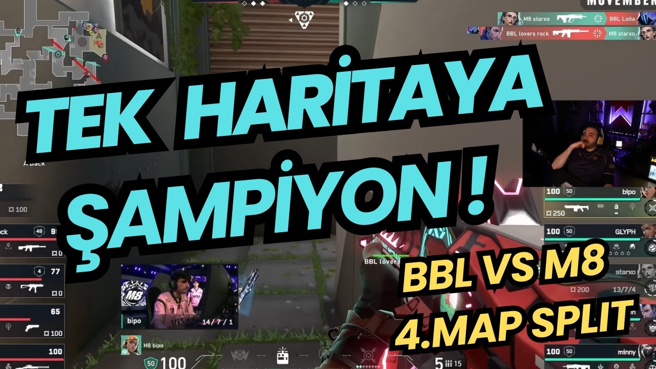 FERİT GÖZÜNDEN BBL VS M8 4.MAP | ŞAMPİYONLUK İÇİN MÜCADELE VALORANT EMEA 2026 UPPER FİNAL