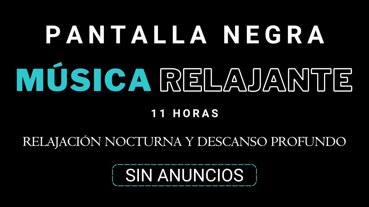 🌙 PANTALLA NEGRA | Piano + Lluvia Suave (Sin Anuncios) para Ansiedad, Insomnio y Sueño Profundo 🌧️