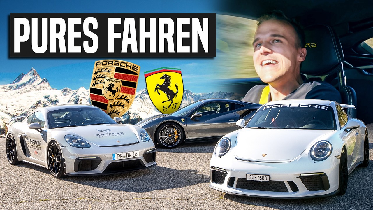 Porsche GT4 - San Bernardino Pass Fahrt! - EPIC & RAW Sound