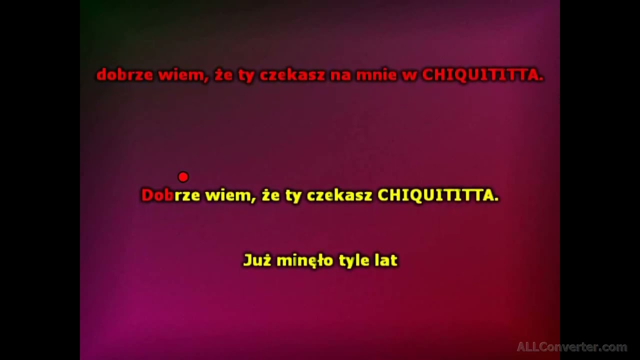 Abba   Chiquititta karaoke po polsku