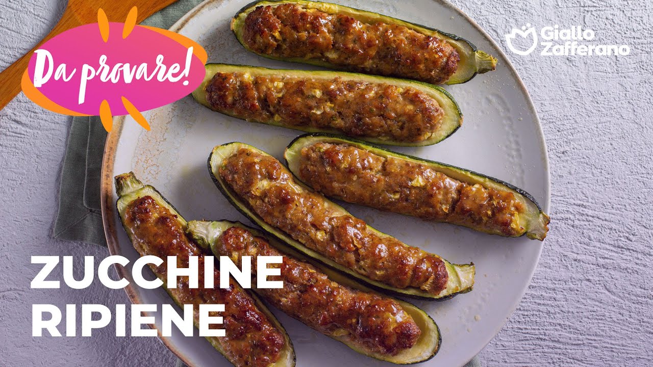 ZUCCHINE RIPIENE: la RICETTA ORIGINALE di GIALLOZAFFERANO😍💚
