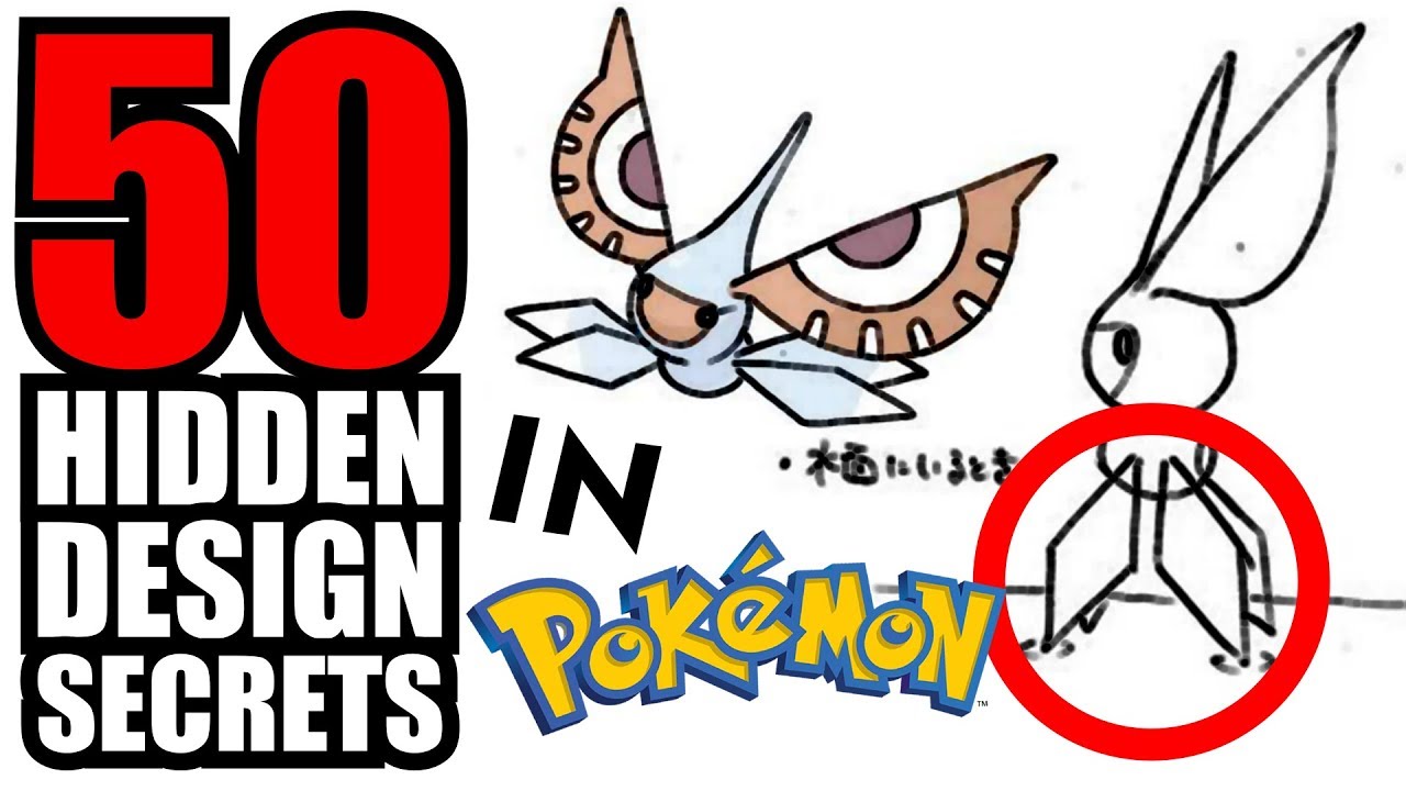 50 HIDDEN DESIGN SECRETS IN POK&Eacute;MON!!