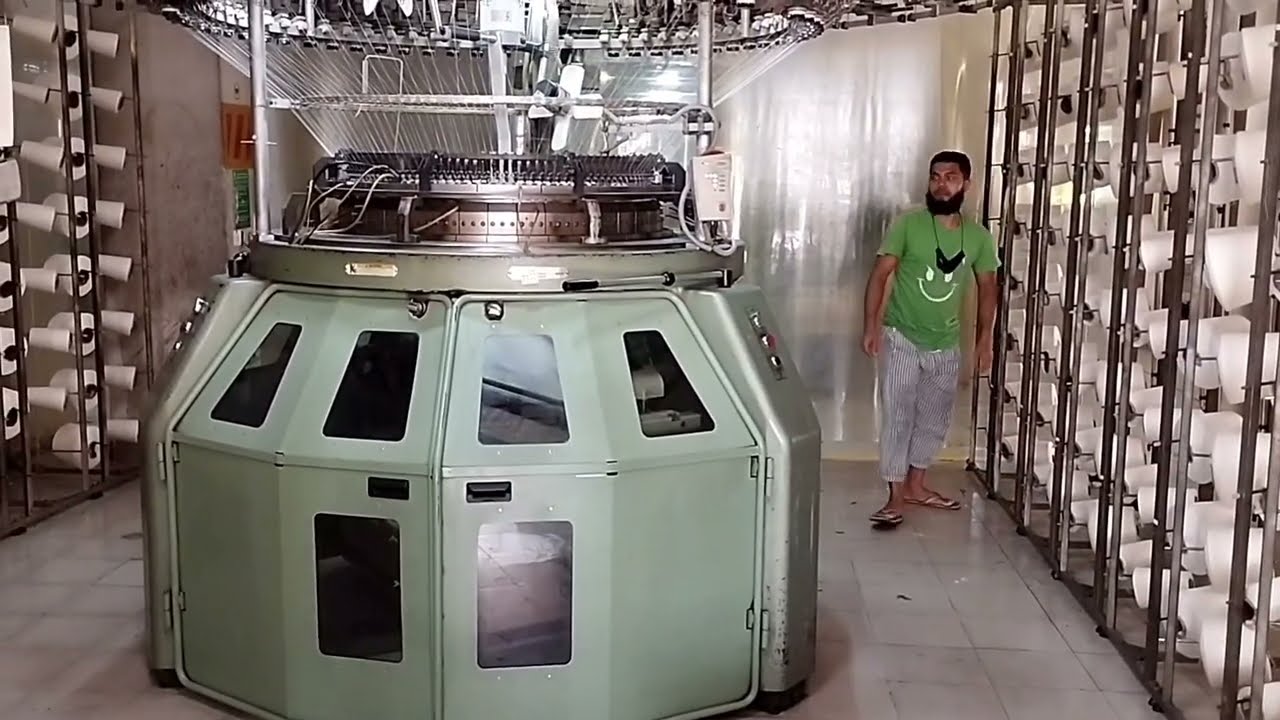 FUKUHARA. Circular Knitting Machines. Fukuhara Knitting machines.Kapor kivabe hoy.নিটিং মেশিন