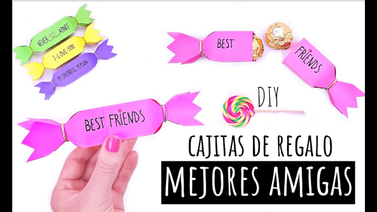 CÓMO HACER CAJITAS DE REGALO PARA TU MEJOR AMIGA  - Manualidades Fáciles Con Papel